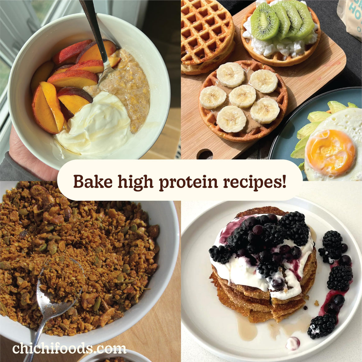 ChiChi Made With Chickpeas – High Protein Hot Cereal (4-Pack Variety)