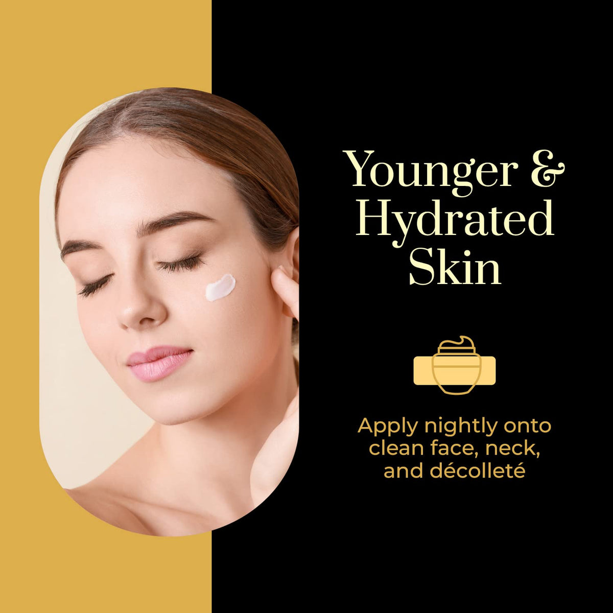 Clear Beauty 24K Gold & Collagen Face Moisturizer - Dermatologist Tested, Anti Aging, Korean Skin Care - Hydrates, Firms, Smooths For Youthful Skin - Vegan, Clean Beauty - Duo Pack