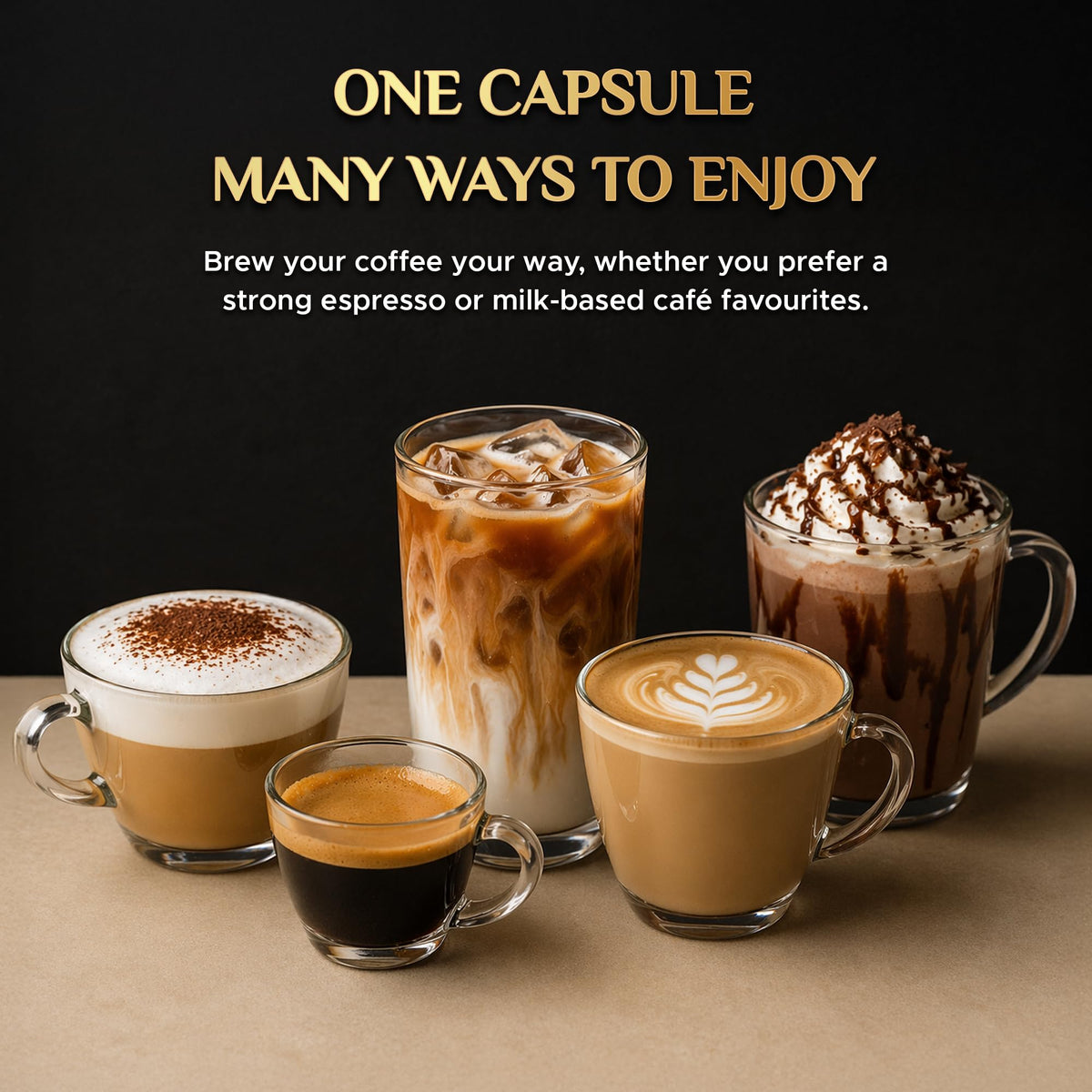 Coffeeza 100% Arabica Flavored Espresso Pods for Nespresso Original