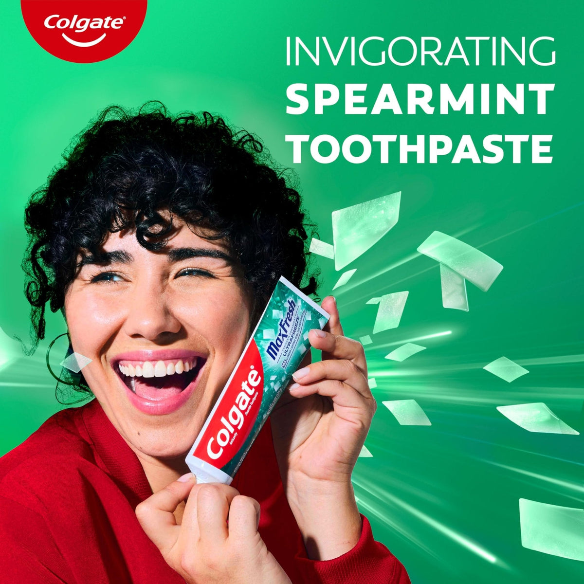 Colgate MaxFresh Fluoride Toothpaste, Clean Mint, 4 Pack, 6.3 oz