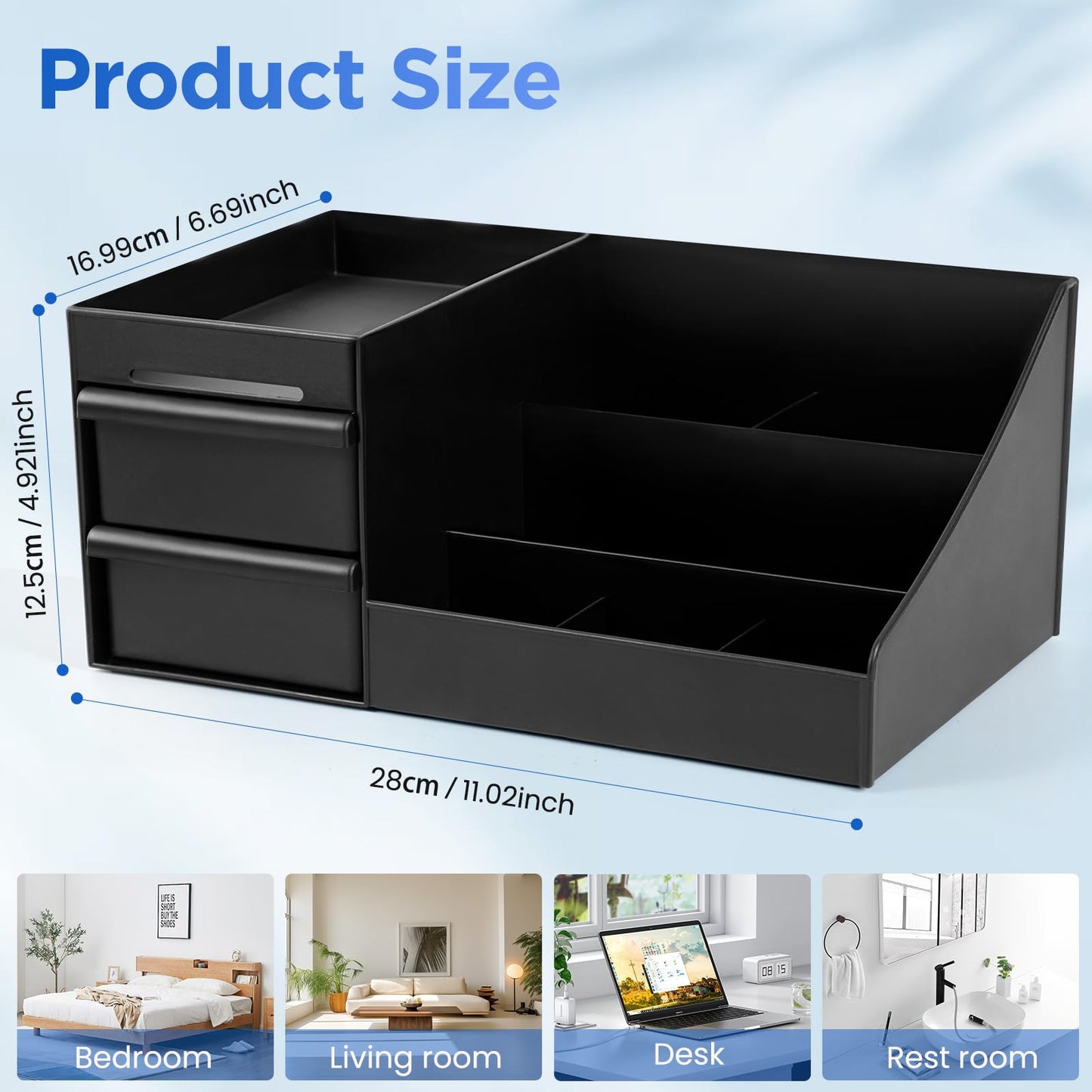 Cologne Organizer for Men，Perfume Organizer，Bathroom Organizer，Men Gifts
