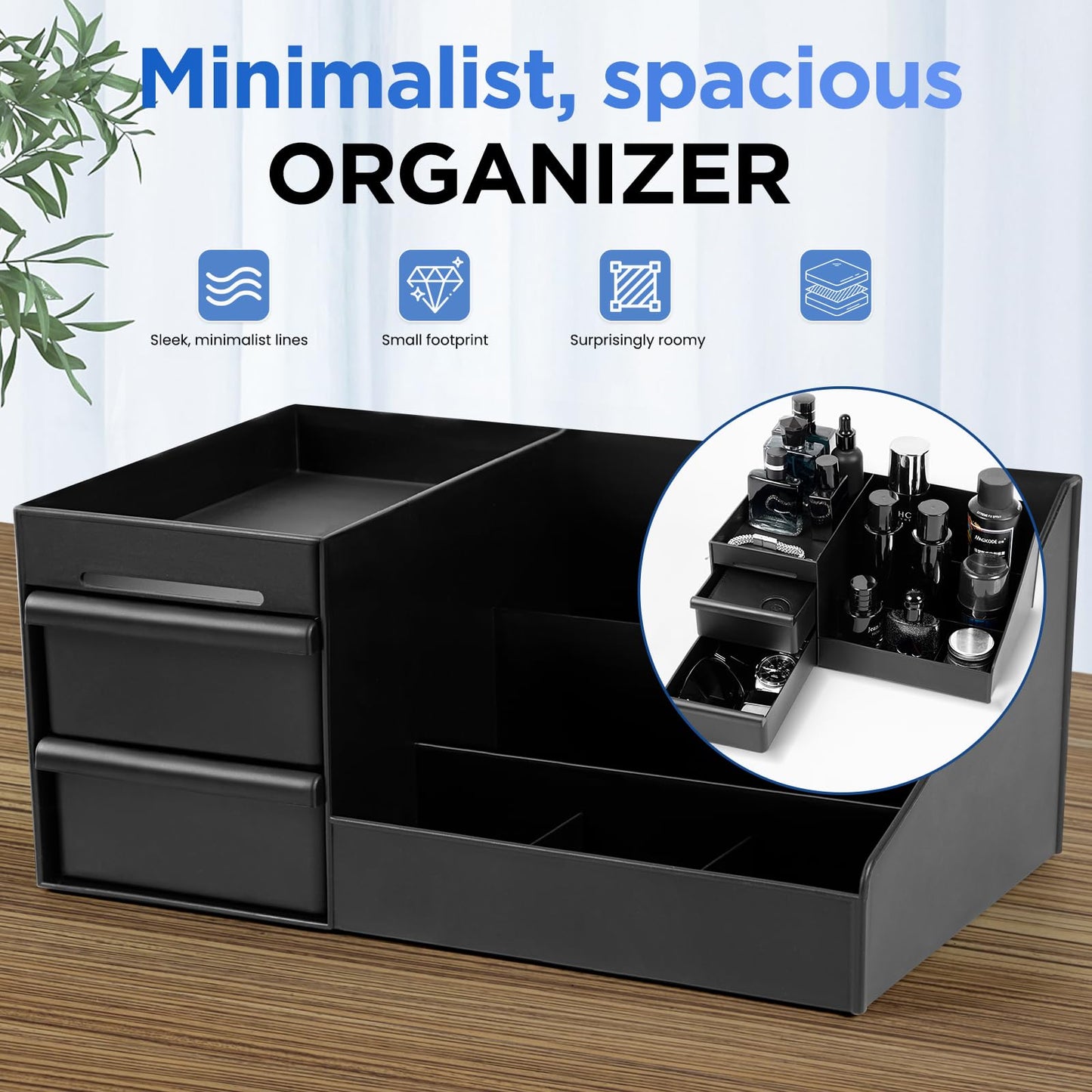 Cologne Organizer for Men，Perfume Organizer，Bathroom Organizer，Men Gifts