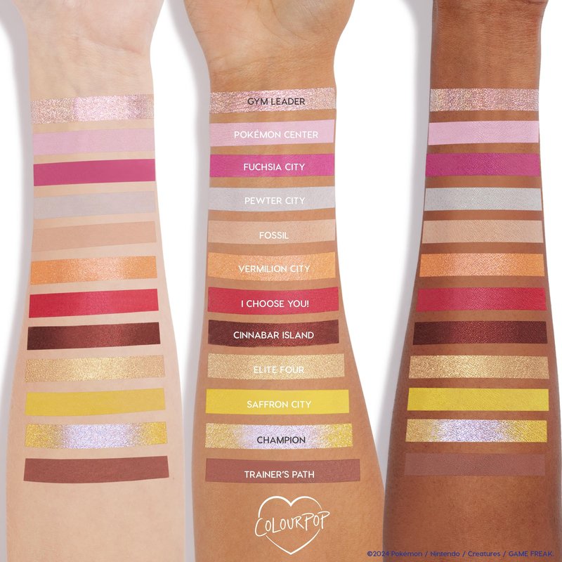 ColourPop Pokémon x ColourPop Pallet Town Eyeshadow Palette