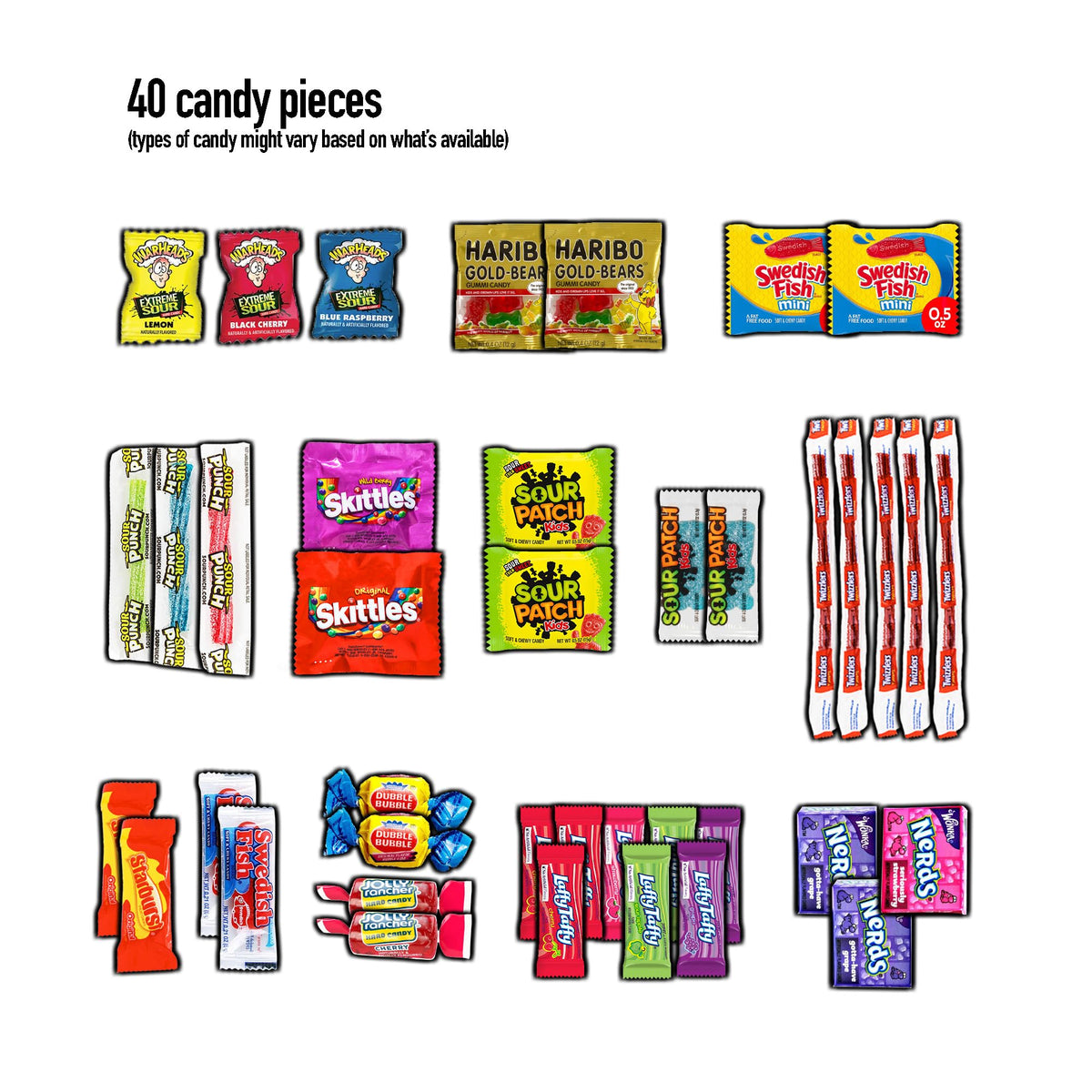 CRAVEBOX 110ct Snack Box Variety Pack for Adults — Gift Basket & College Care Package