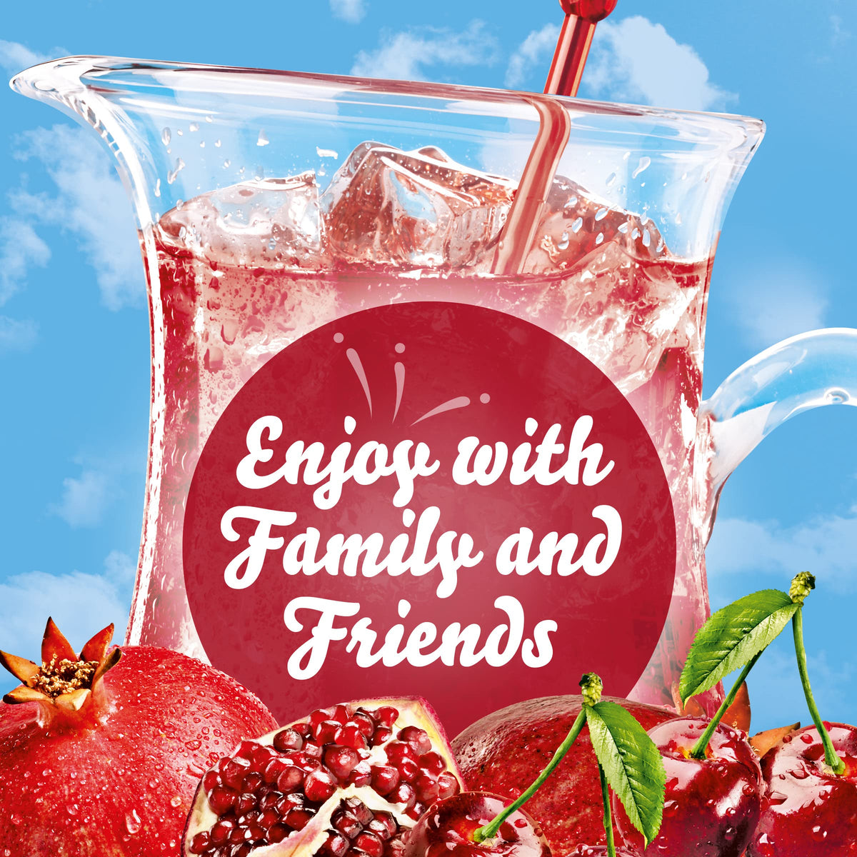 Crystal Light Cherry Pomegranate Powdered Drink Mix – 60 Pitcher Packets, 10 Calories per Serving