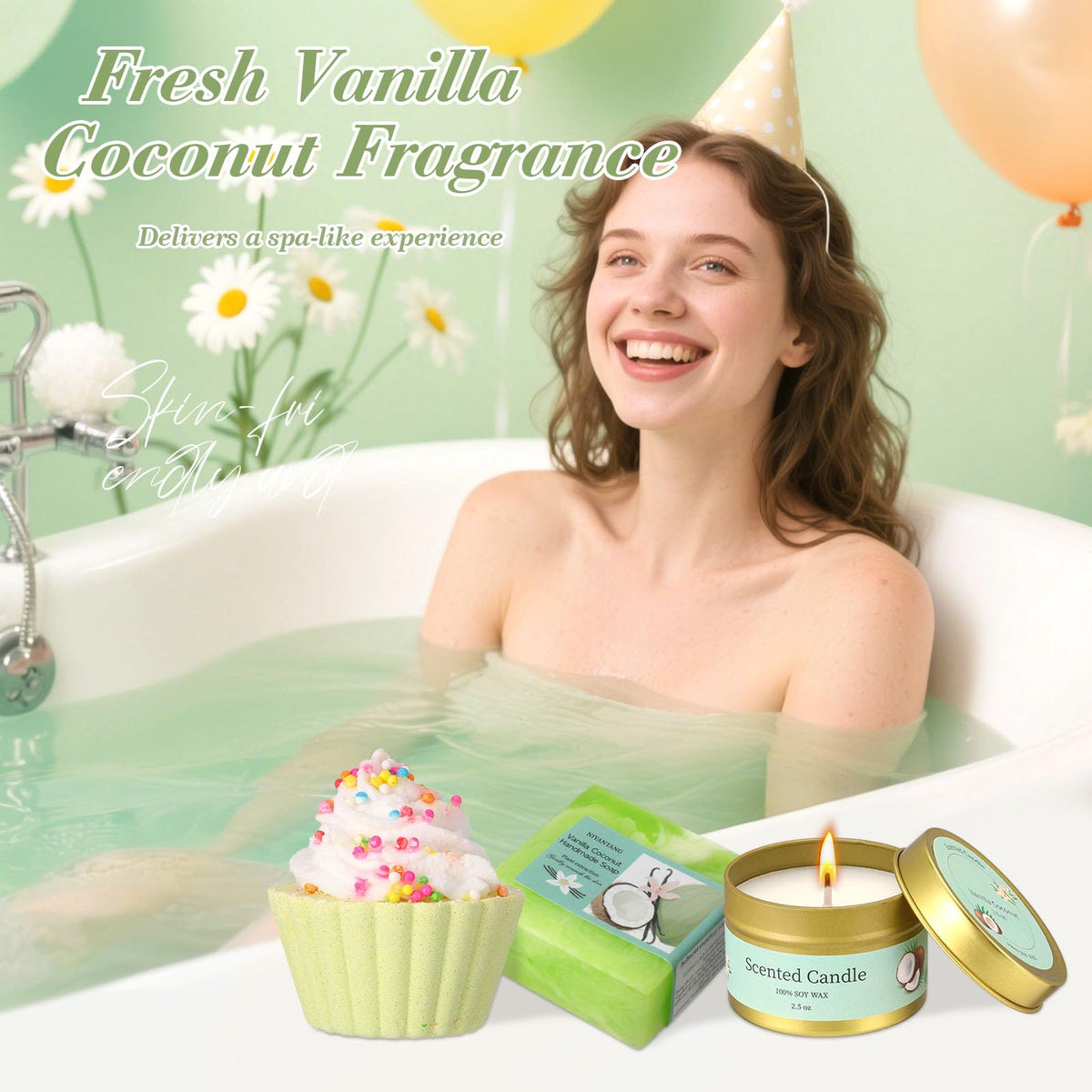 Daisy Birthday Gifts for Women,Self Care Gift Box for Mom,Wife,Best Friend