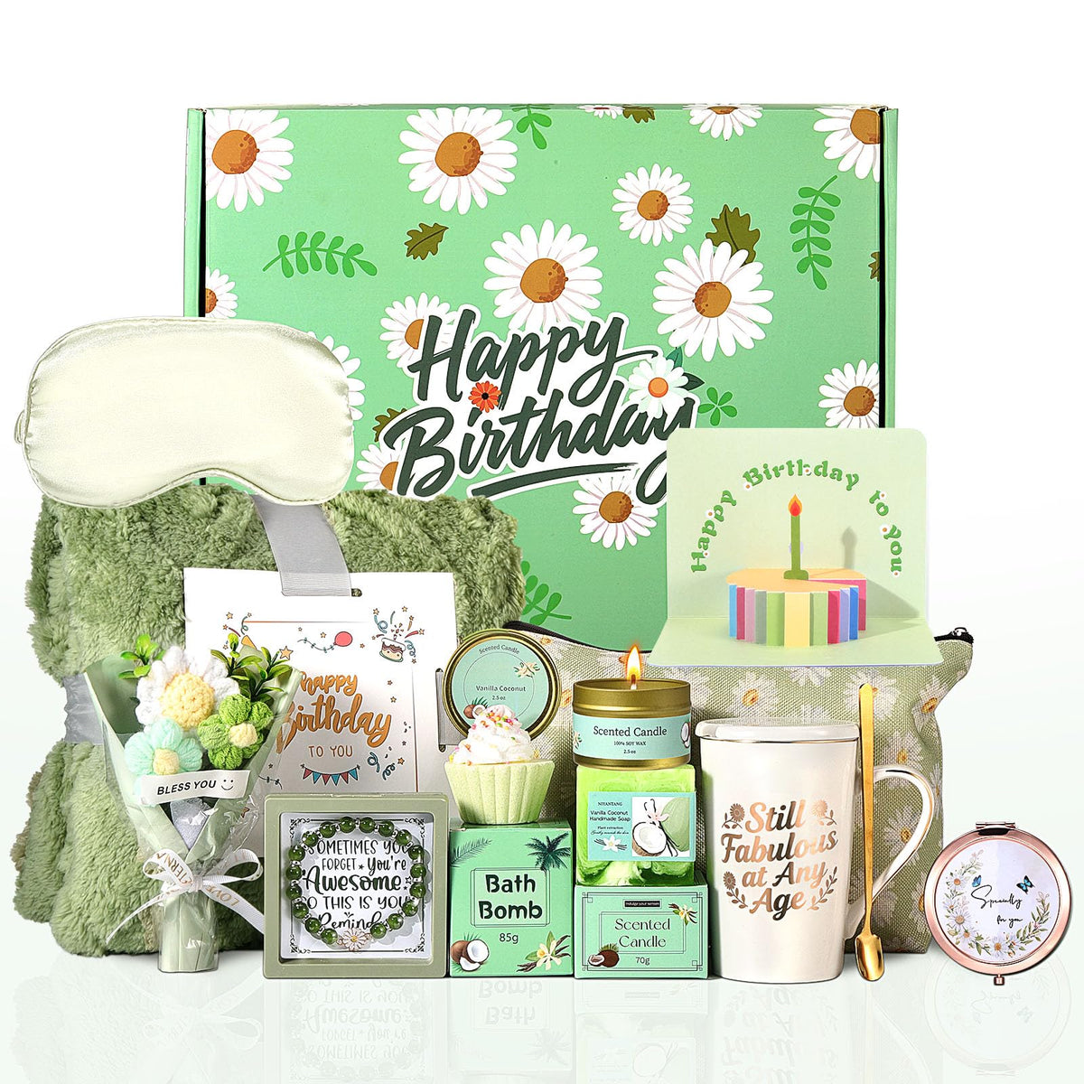 Daisy Birthday Gifts for Women,Self Care Gift Box for Mom,Wife,Best Friend