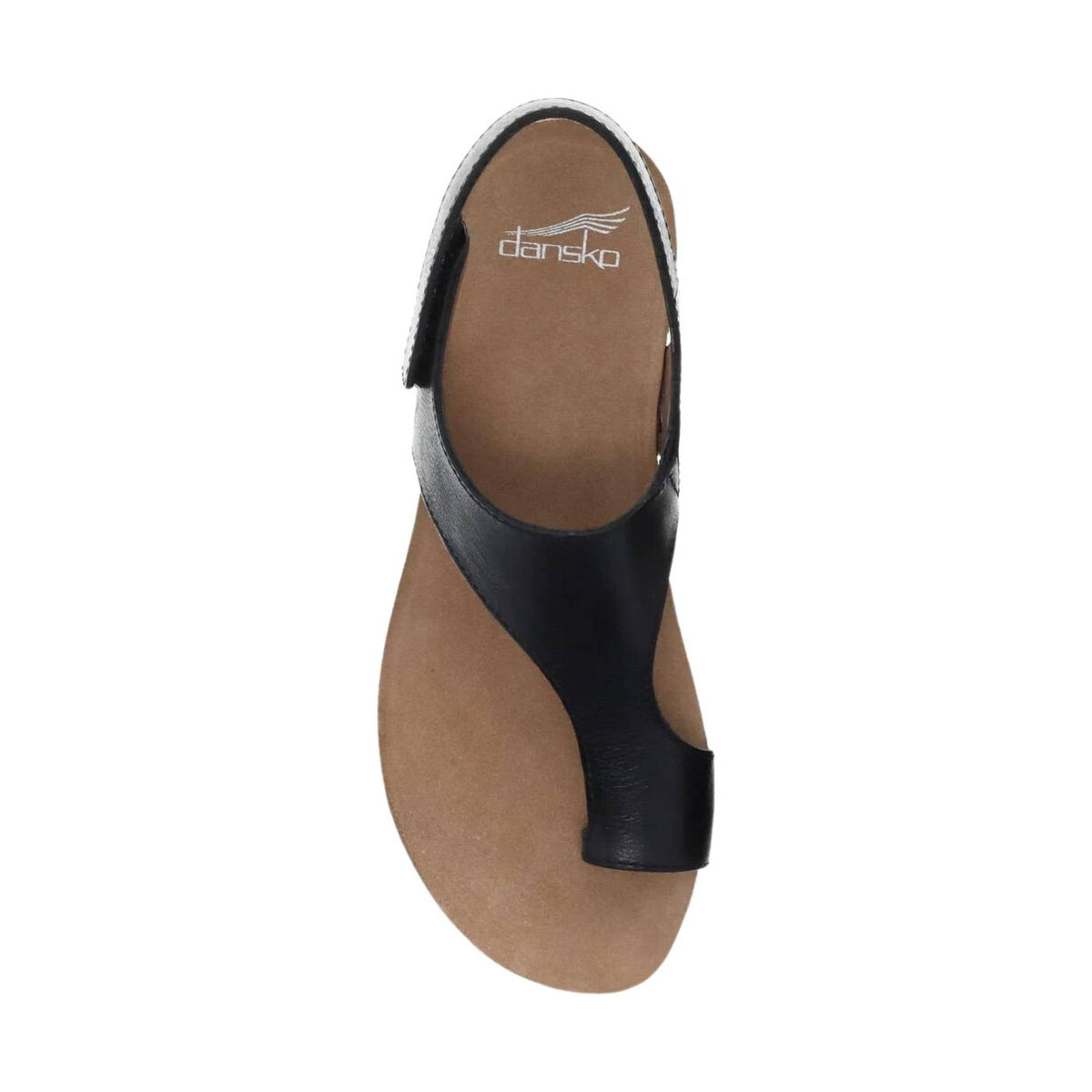 Dansko Women's Reece Sandals - Black Waxy Burnished