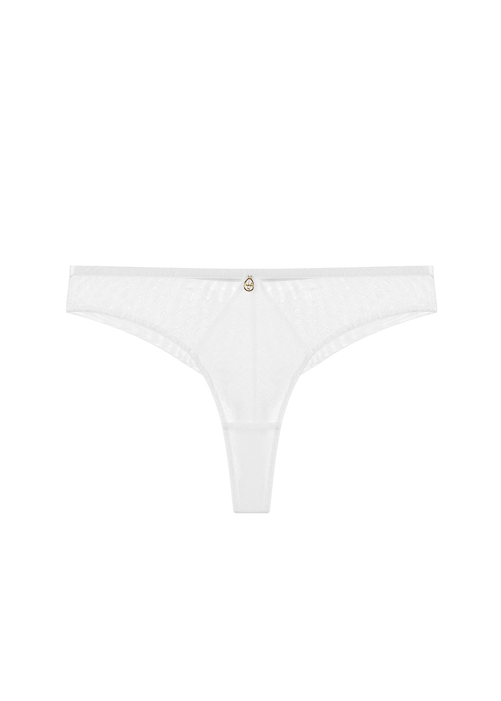 DARLEEN Seductive Leaf-Pattern Lace Tanga Panties