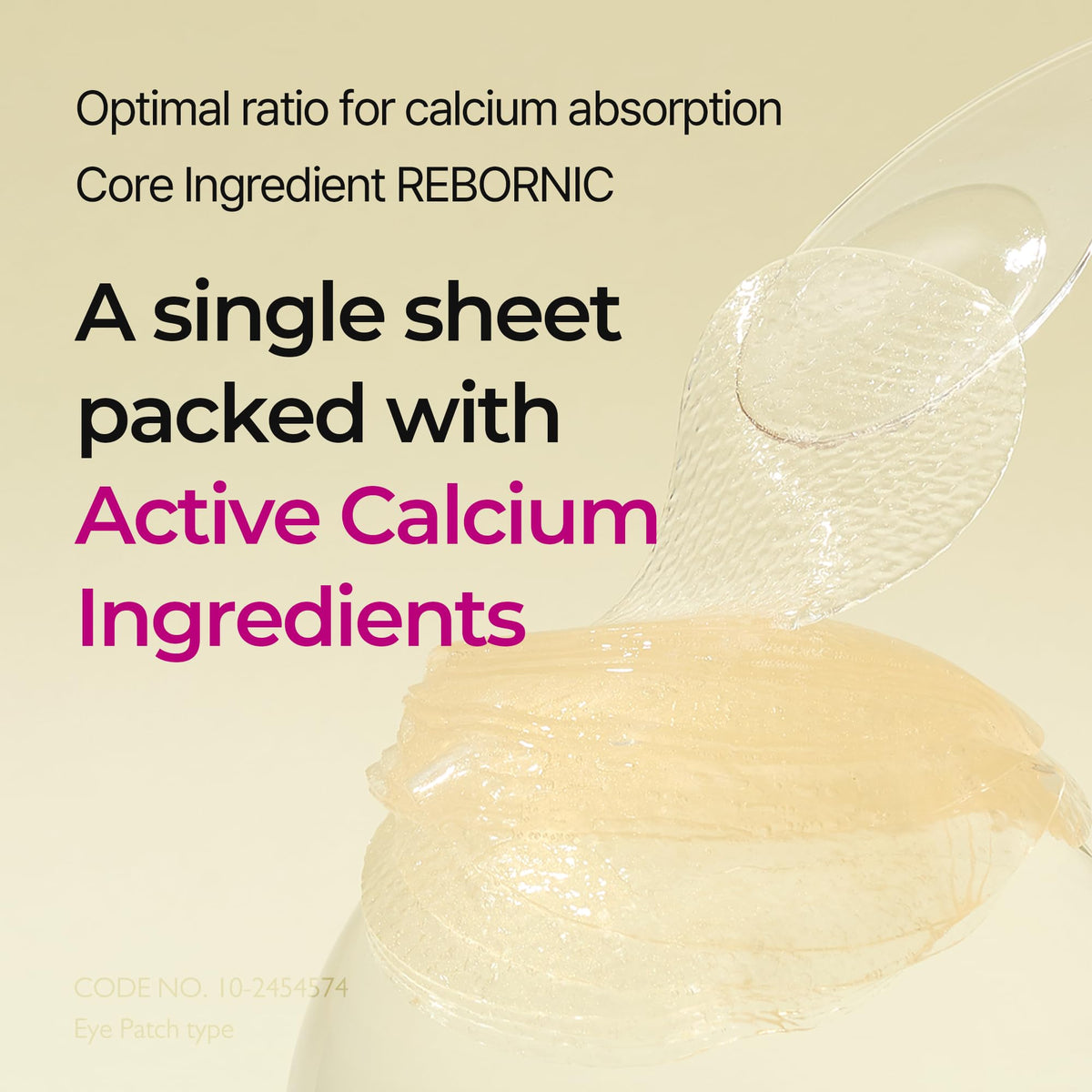 Dr.Melaxin Calcium Volume Under Eye Patches for Puffy Eyes & Dark Circles, Hydrogel Eye Mask for Wrinkles, Fine Lines & Sagging Skin, Firming Collagen Eye Patch, Korean Skin Care (60 Count)