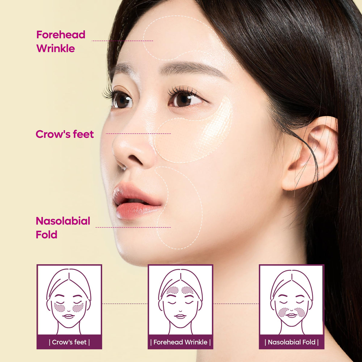 Dr.Melaxin Calcium Volume Under Eye Patches for Puffy Eyes & Dark Circles, Hydrogel Eye Mask for Wrinkles, Fine Lines & Sagging Skin, Firming Collagen Eye Patch, Korean Skin Care (60 Count)