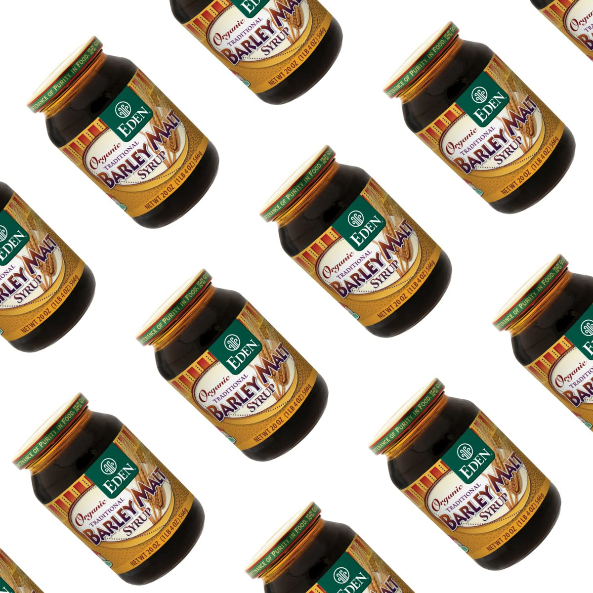 Eden Foods Organic Barley Malt Syrup 20oz Pack of 3 | Versatile Non-Diastatic Sweetener