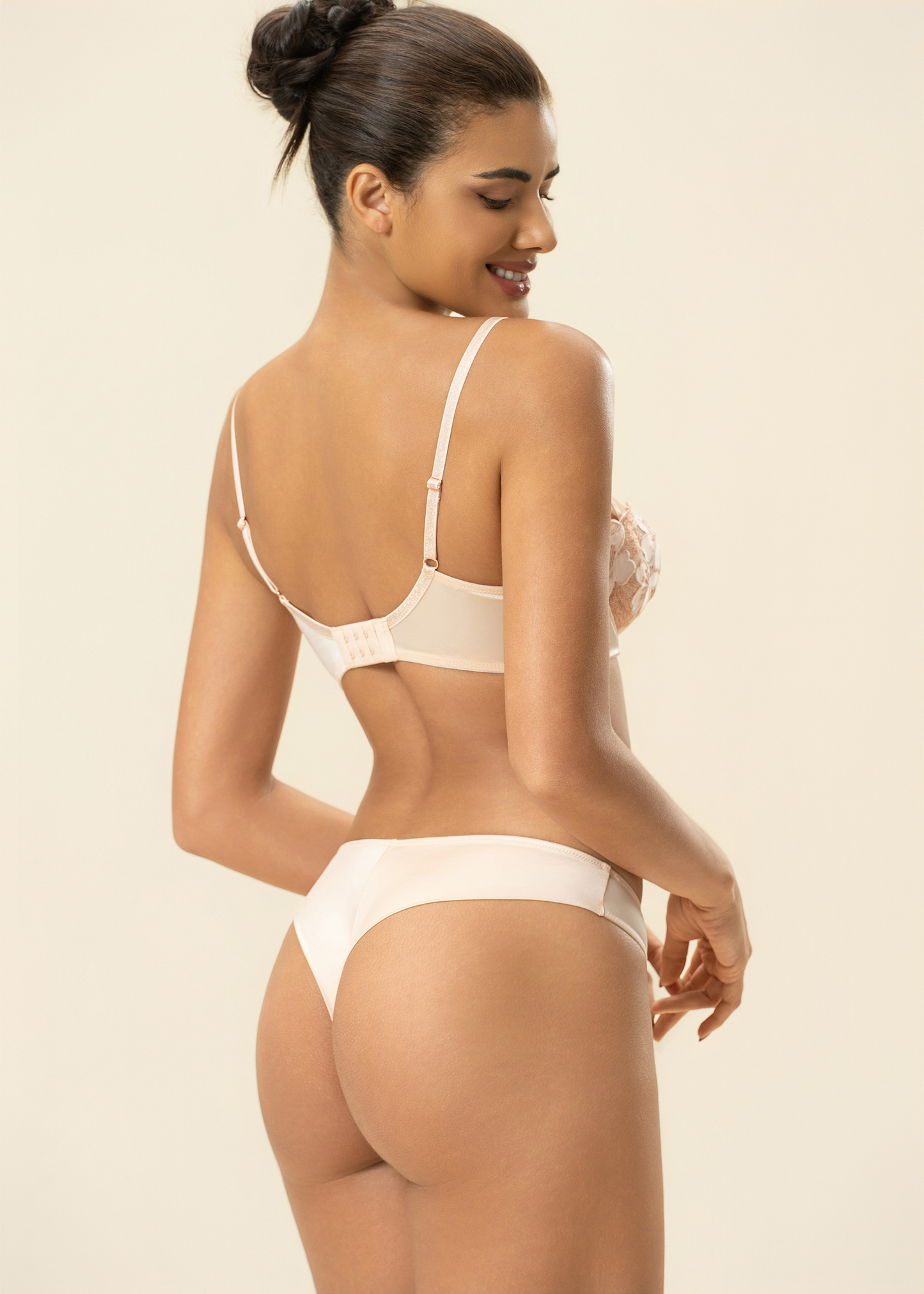 ESME Nude Pink Lingerie Set