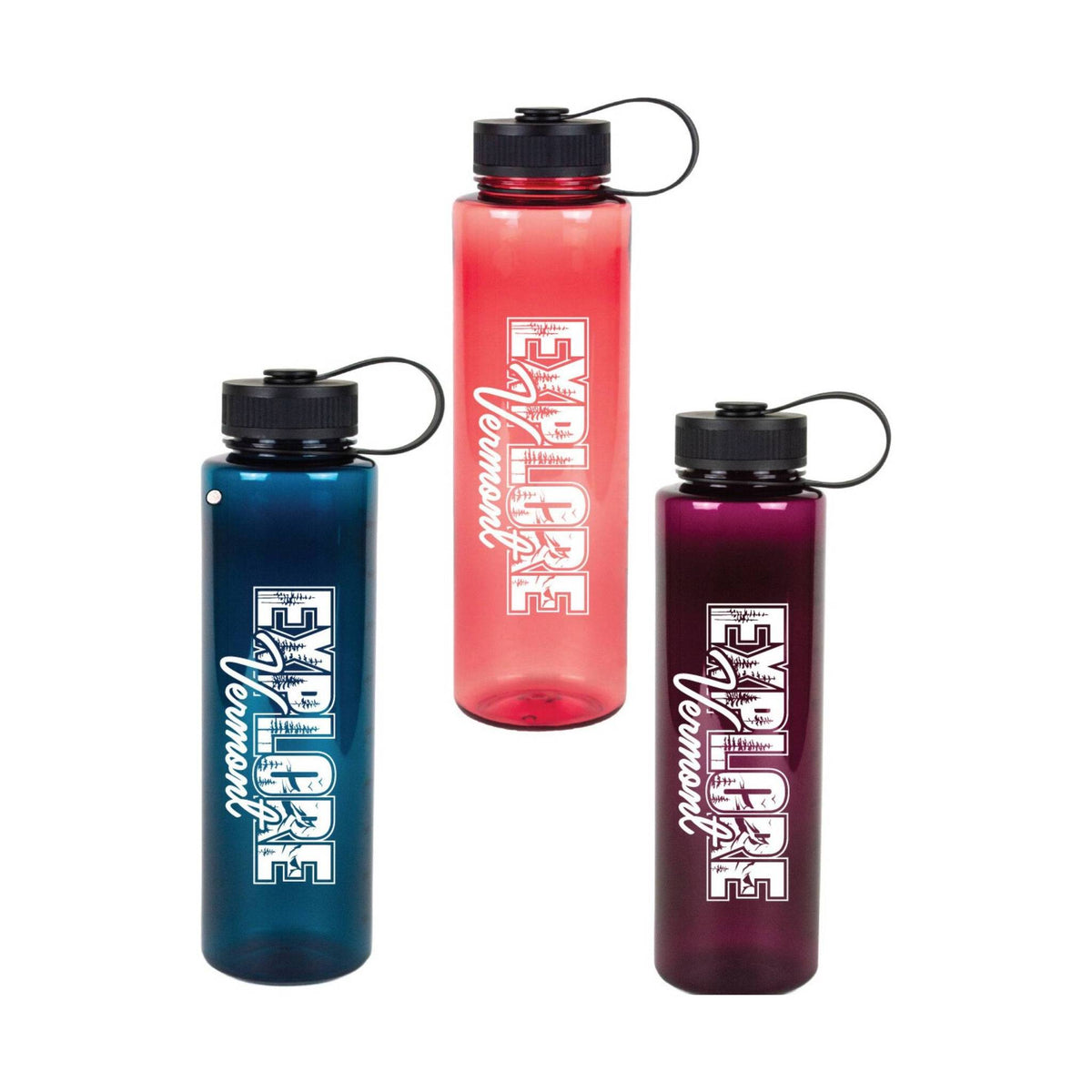 Explore Vermont 32oz Tall Tritan Water Bottle - Pink