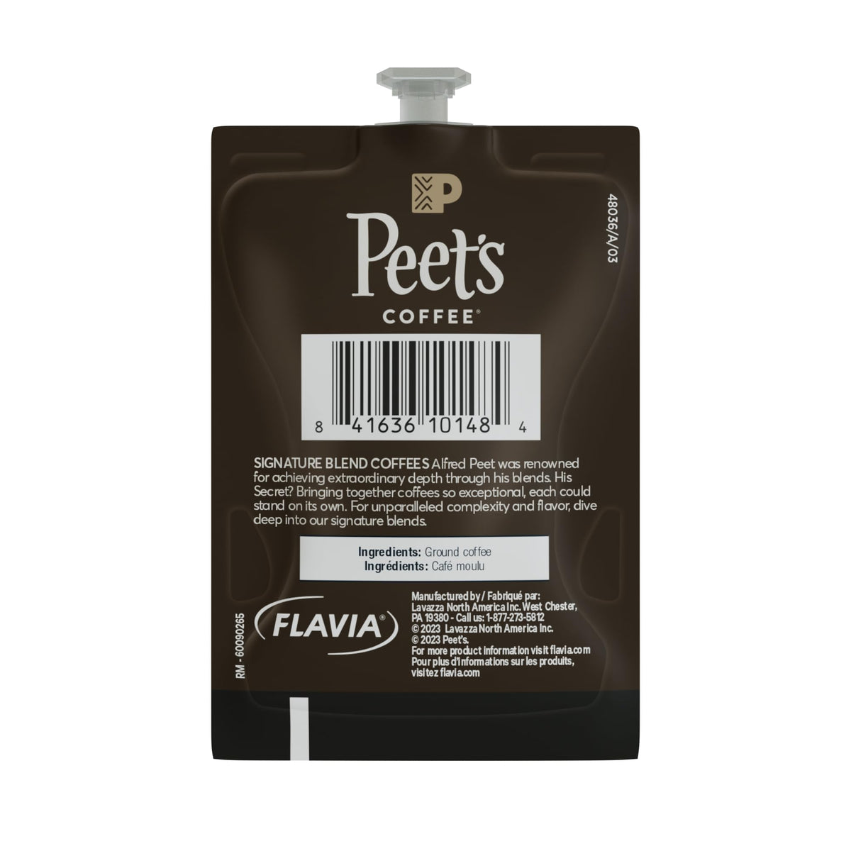 Flavia Peet’s French Roast Freshpacks for Flavia Brewers – 76-Count Dark Roast