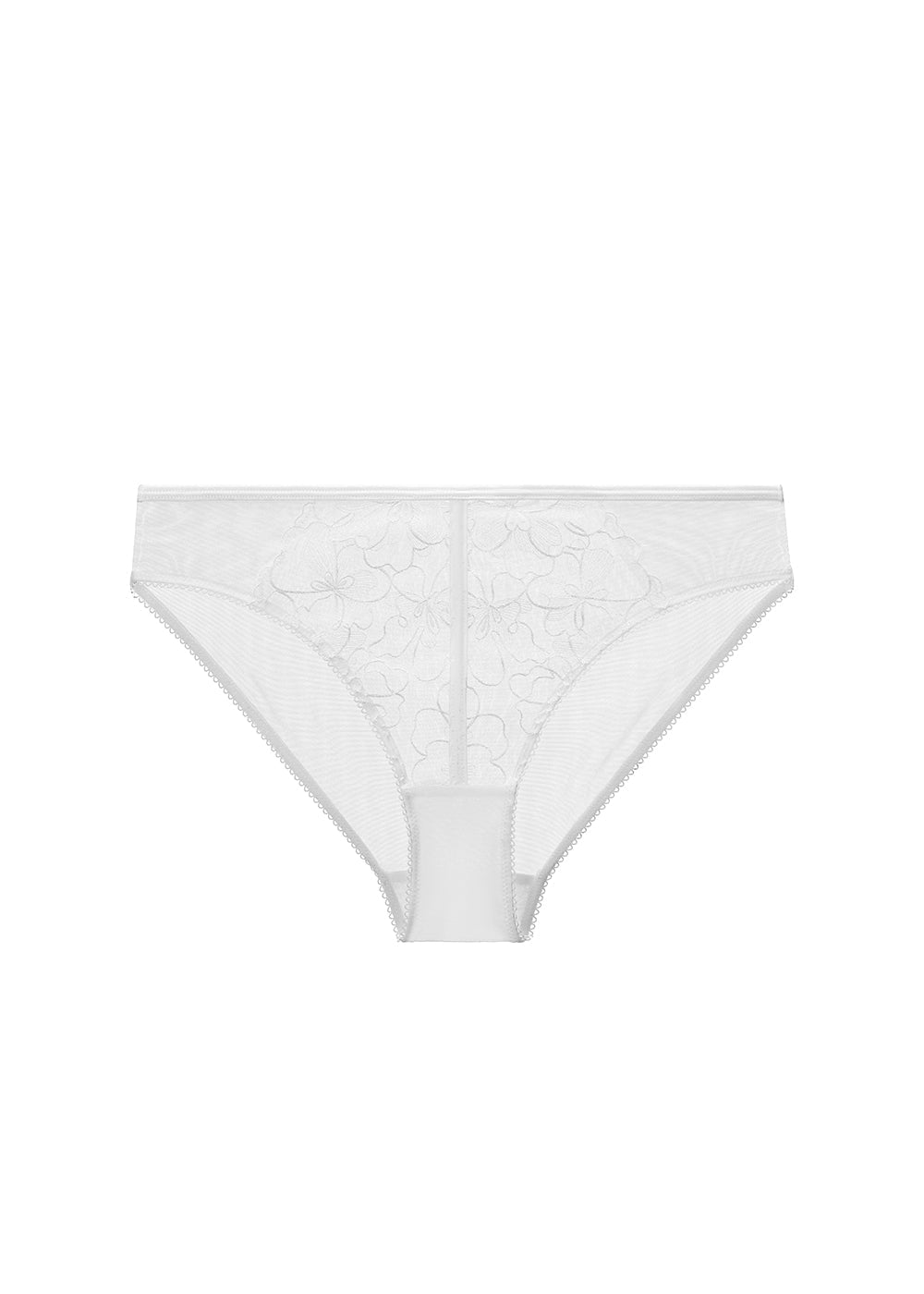 FREDERICA Seductive Floral Lace Brief Panties