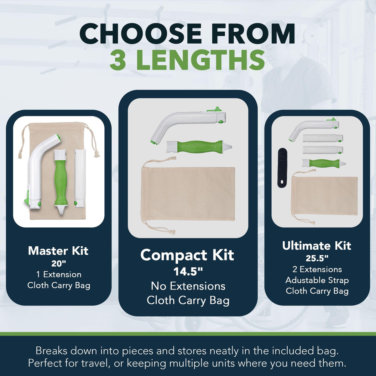 FreedomWand Compact Kit 14.5 Inches, Toilet Aid, Reacher tool for Seniors