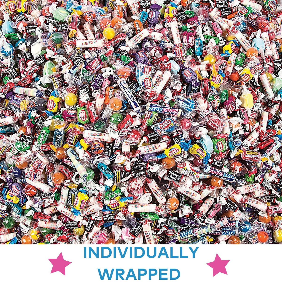 Fun Express Bulk Candy Variety Packs – Individually Wrapped Assorted Candy for Halloween & Party Favors (29 lb)
