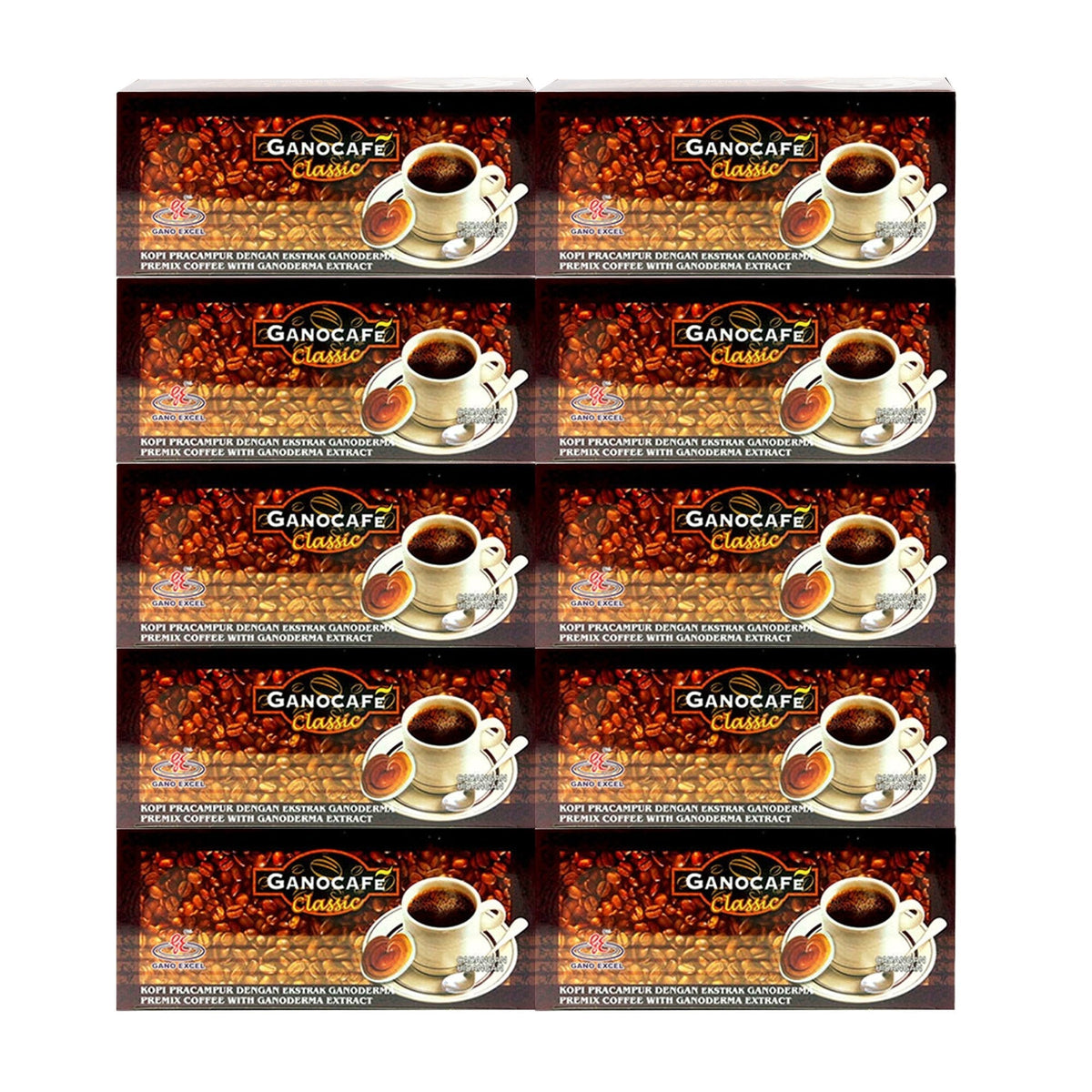 Ganocafe Classic Black Coffee Ganoderma 10 Box – Instant Ganoderma Coffee