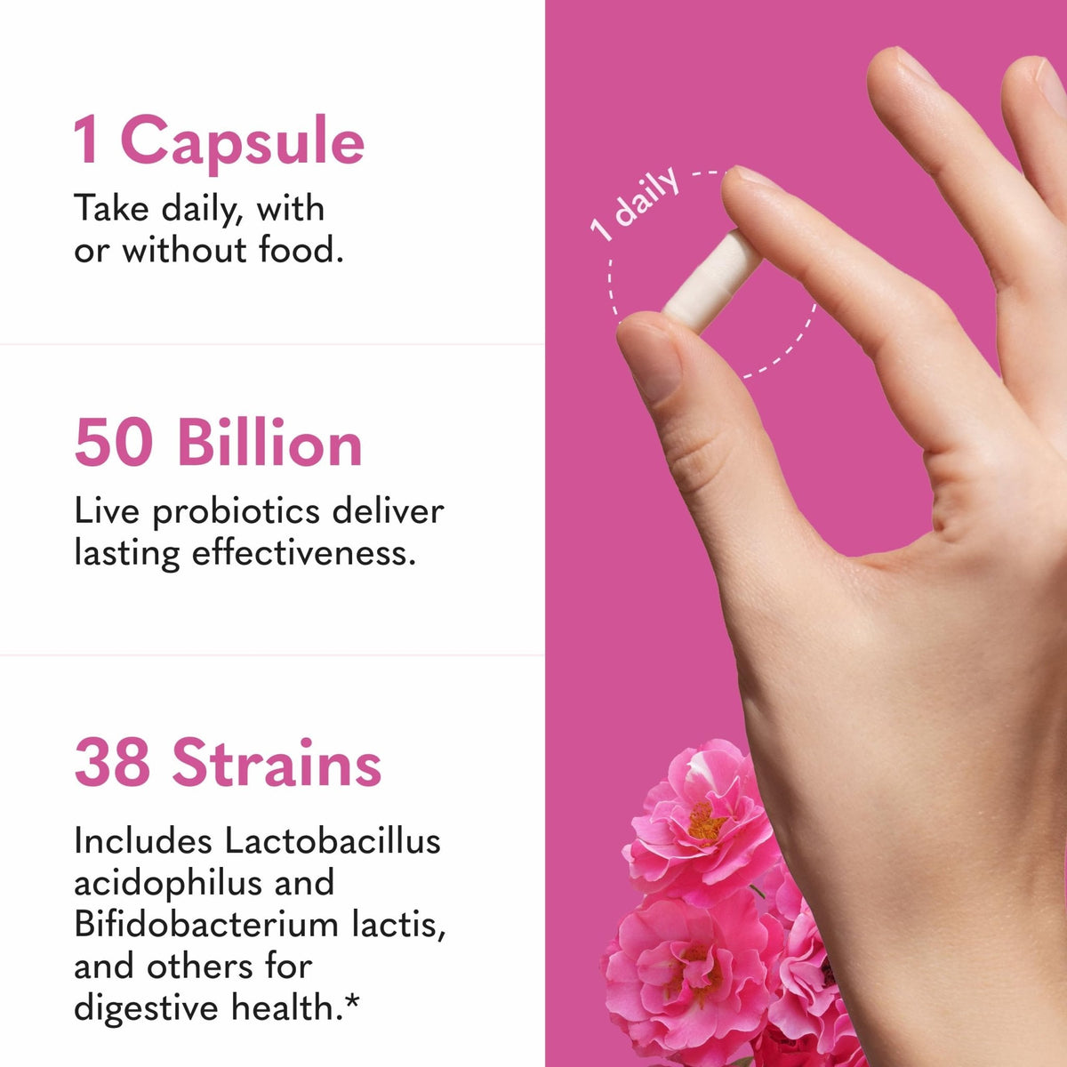 Garden of Life Raw Probiotics Vaginal Care, 50 Billion CFU, 1 Month Supply