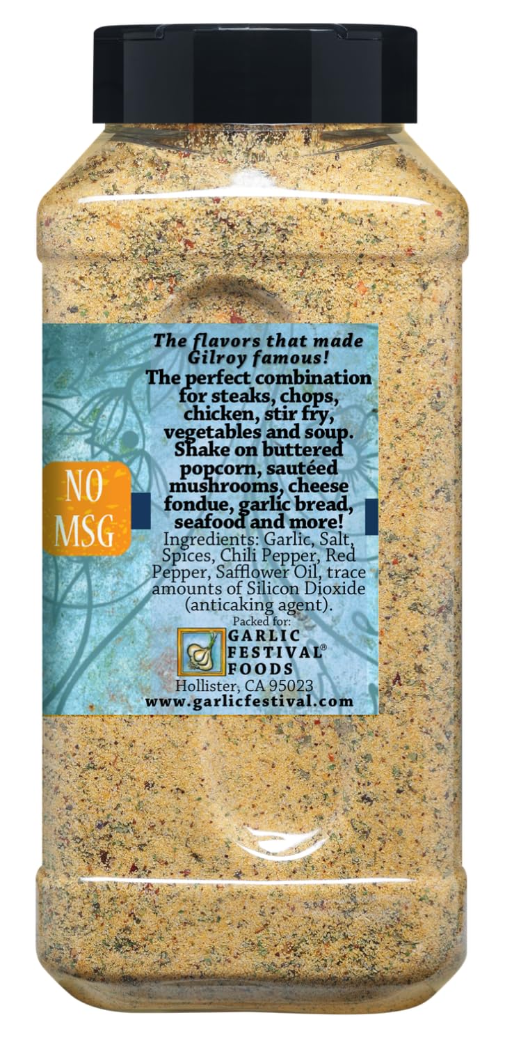 Garli Garni All Purpose Shake – Garlic Festival | 1lb 9oz, Gluten Free, No MSG
