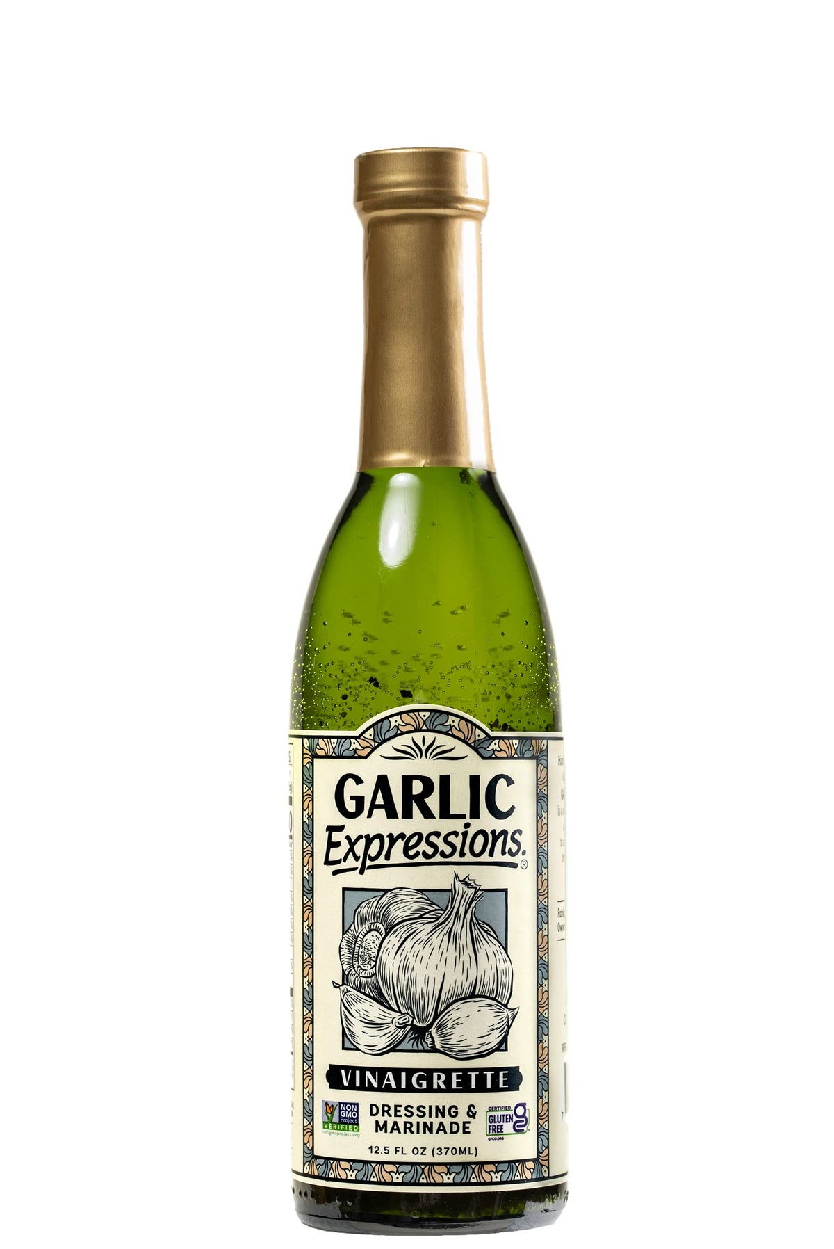 Garlic Expressions Vinaigrette Dressing & Marinade – Non-GMO, Vegan, Gluten Free (12 Ct)