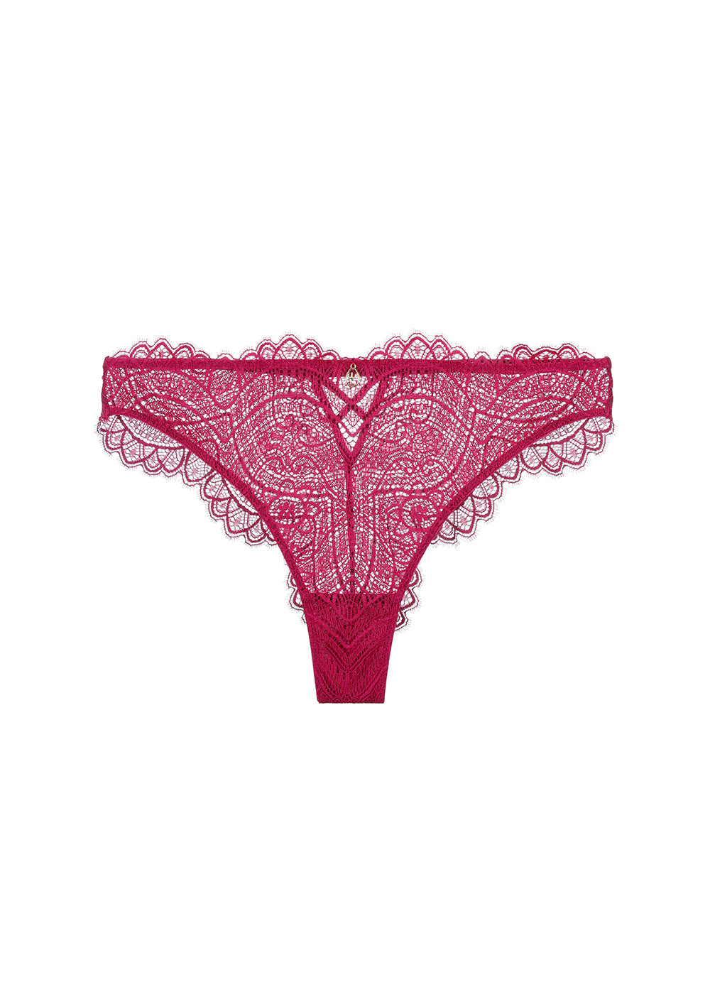GLORIA Sexy Plum Lace Tanga Panties