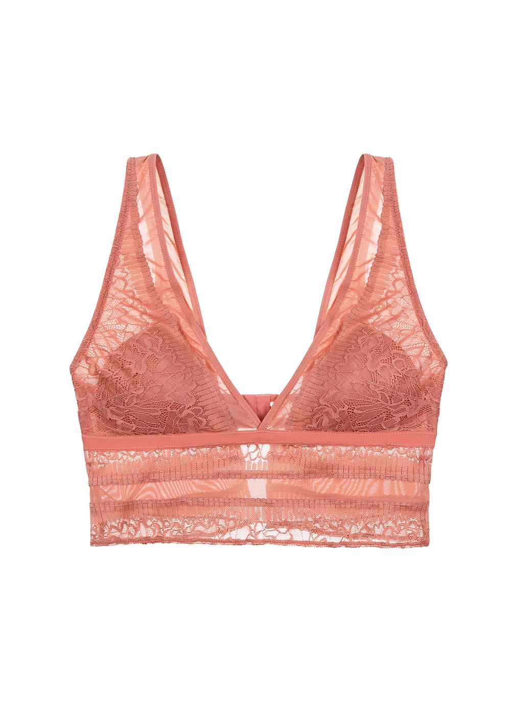 GRACE Lace Deep V Wireless Comfortable Bra