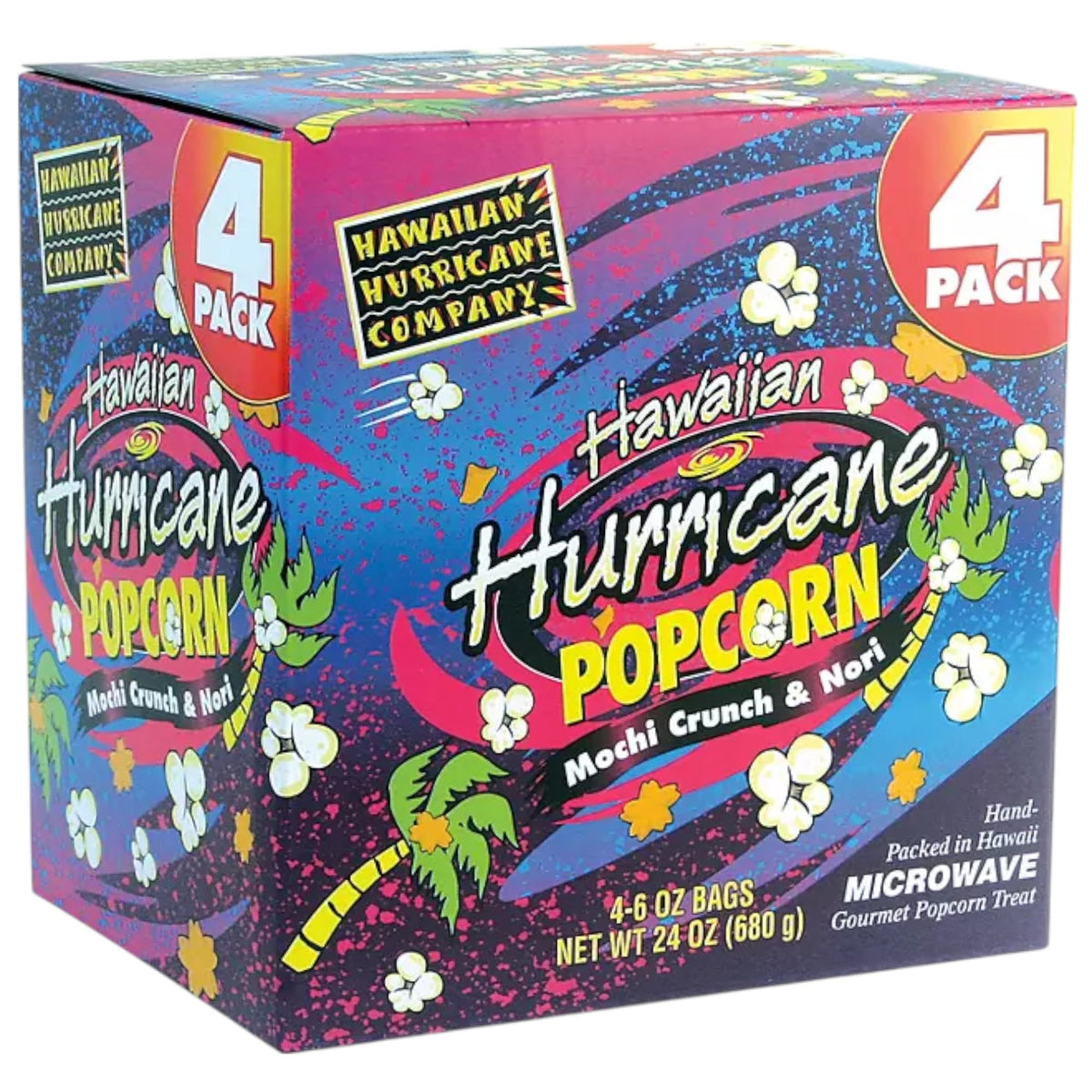 Hawaiian Hurricane Microwave Popcorn 4 Pack | Island Flavors