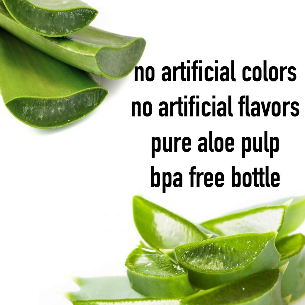 Iberia Aloe Vera Drink with Aloe Vera Pulp – Original, 16.9 fl oz (Pack of 24)