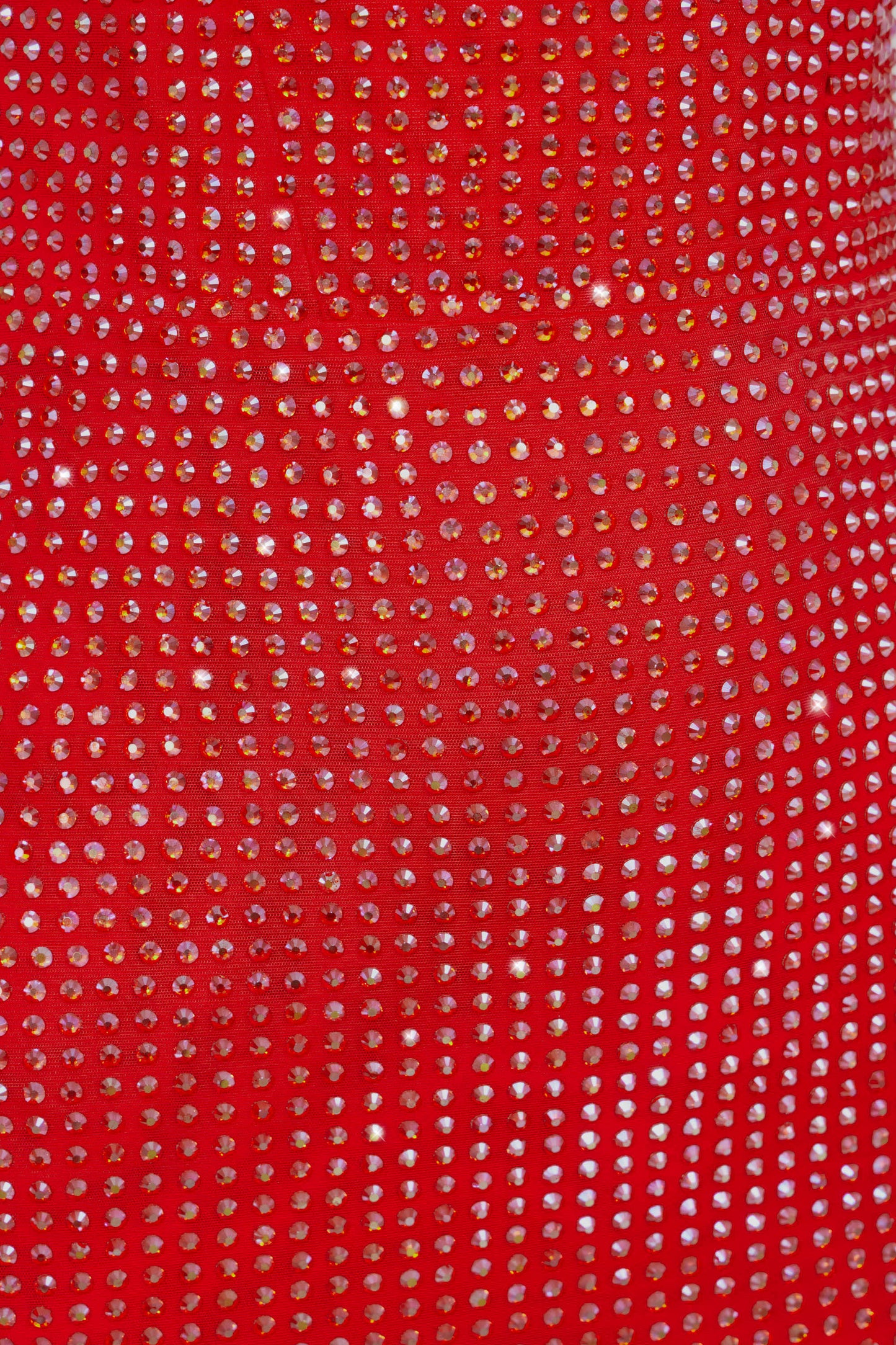 Embellished Sweetheart Corset Mini Dress in Fire Red