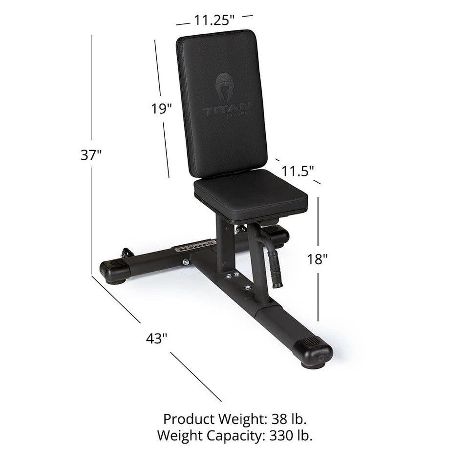 Titan Ergonomic Seated Fitness Bench