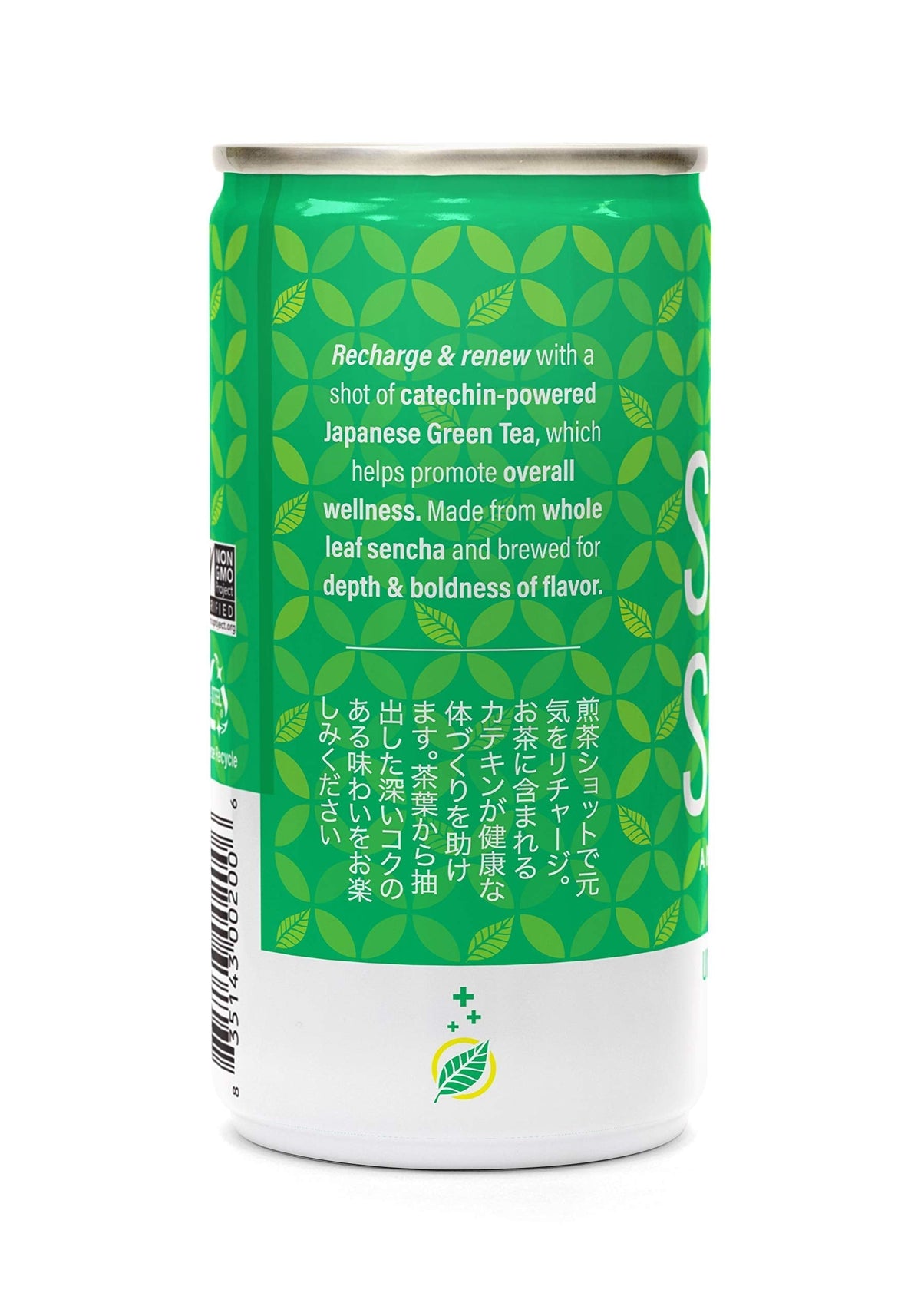 ITO EN Sencha Shot – Unsweetened Japanese Green Tea, 6.4 oz Can (Pack of 30)