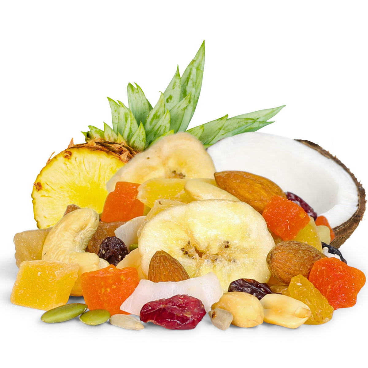 Its Delish Tropical Mix Trail Mix – 5 Lbs Bulk Bag | High-Energy Nut & Fruit Snack