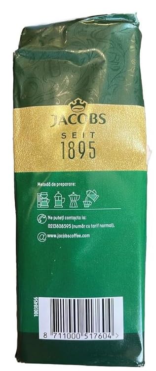Jacobs Kronung Ground Coffee 500g Pack of 4 | Rich Aroma & Smooth Flavor
