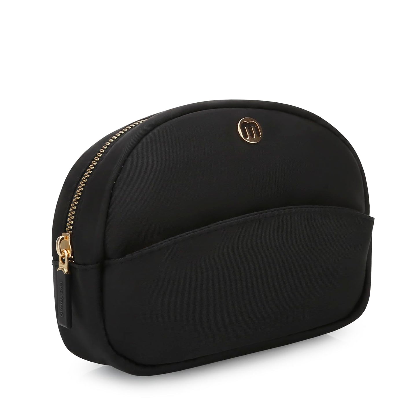 JINSI Small Travel Makeup Bag, Nylon Cosmetic Toiletry Organizer Pouch