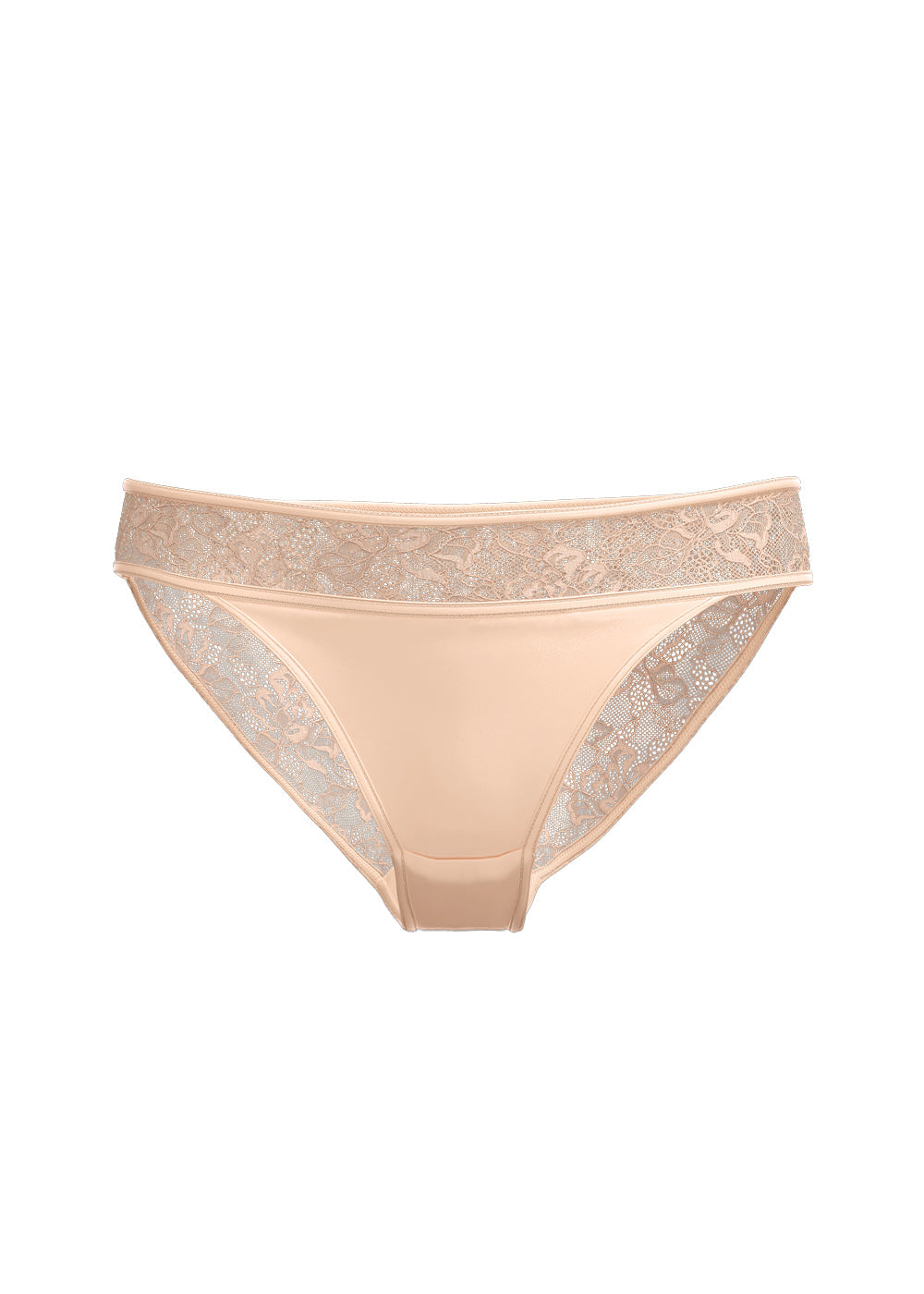 JOLIN Nude Floral Lace Hipster Panties