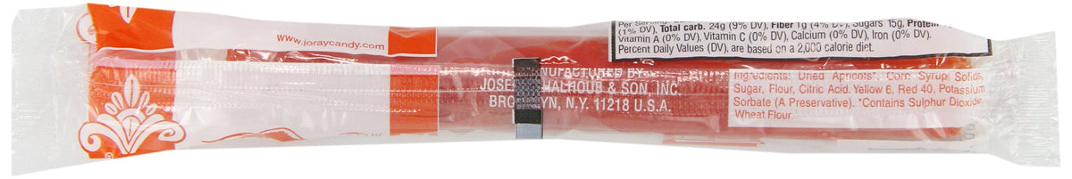 Joray Apricot Fruit Roll – 48-Pack 1-Ounce Snack Rolls