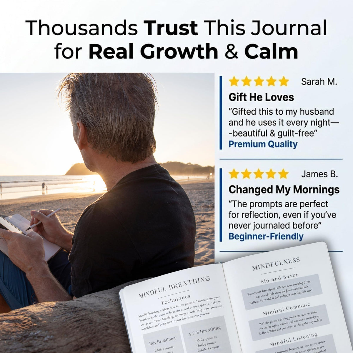 Journal for Men: Mental Health Journal