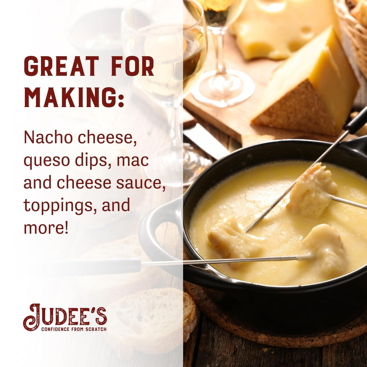 Judee's Gluten Free Sodium Citrate Powder - Bulk 80 Oz, Keto-Friendly Cheese Emulsifier, Nut-Free