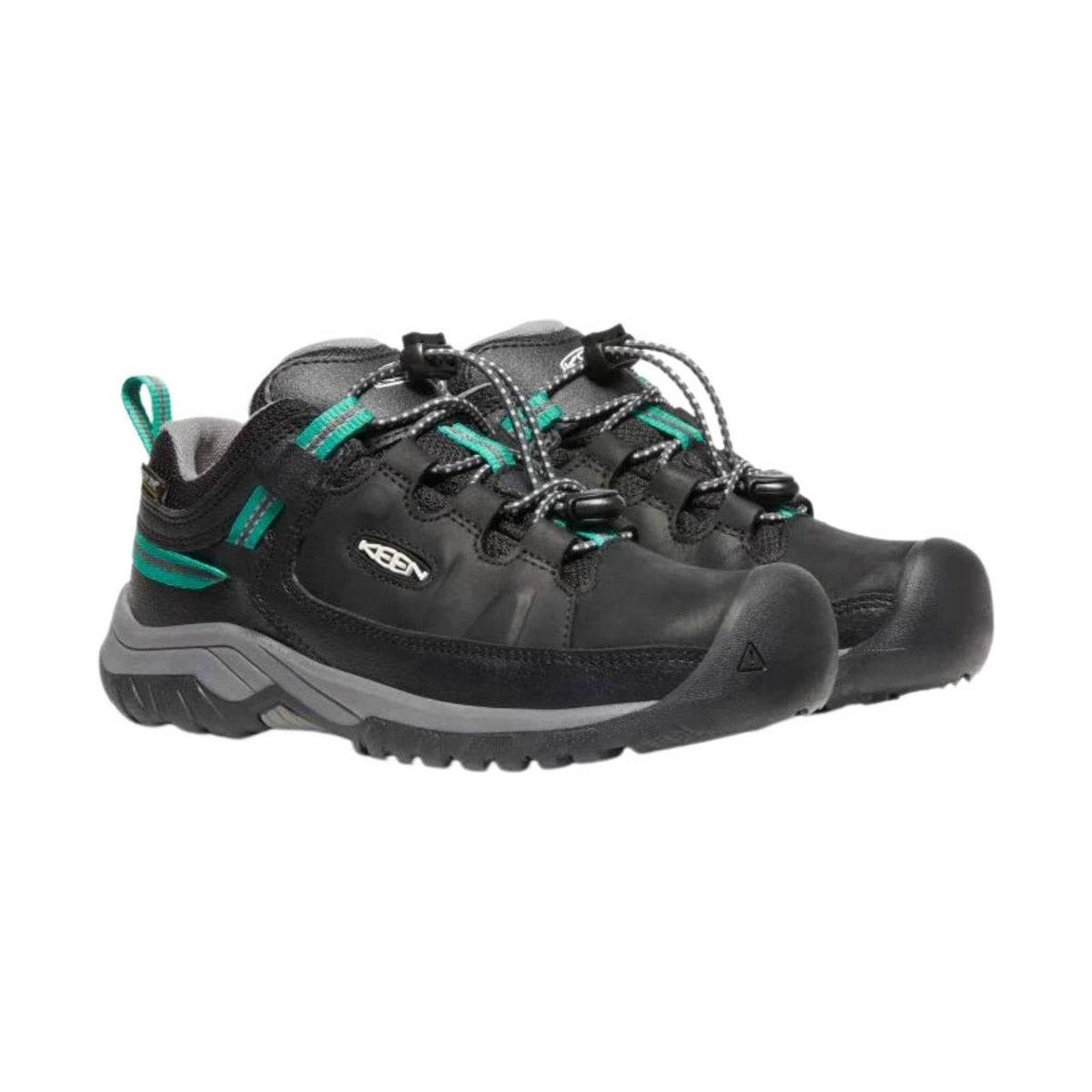 KEEN Big Kids' Targhee Low - Black /Star White