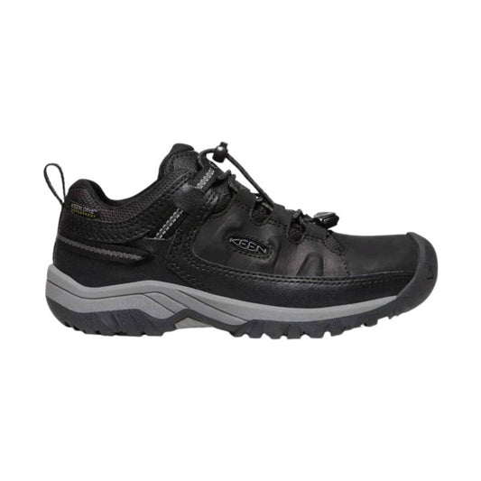 KEEN Big Kids' Targhee Low - Black/Steel Grey