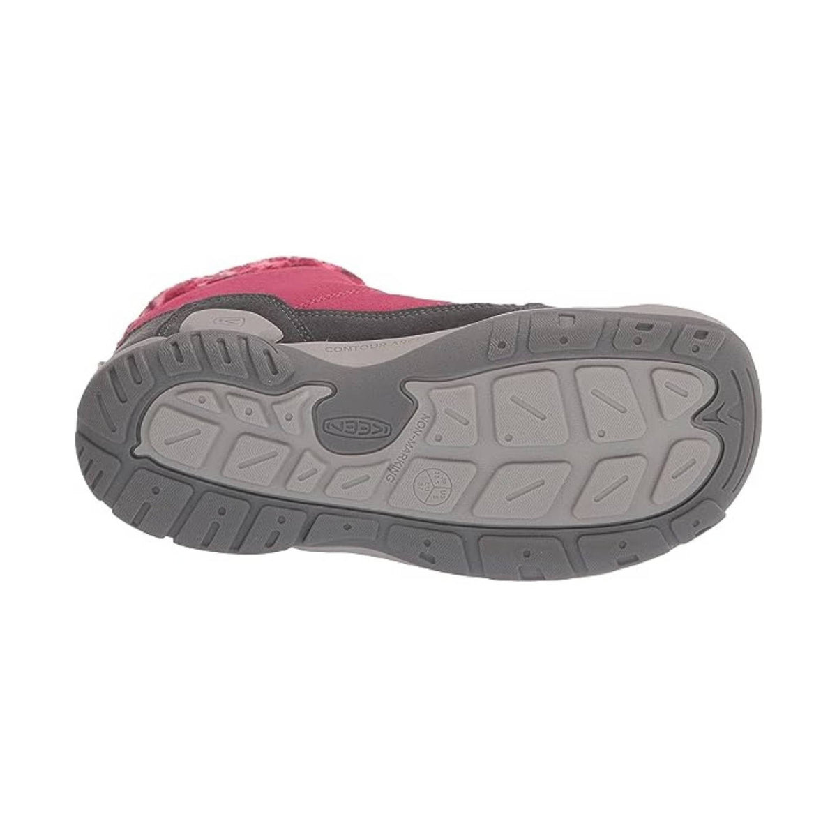 KEEN Little Kids' Knotch Double Strap Chukka Boots - Fruit Dove/Grey FINAL SALE