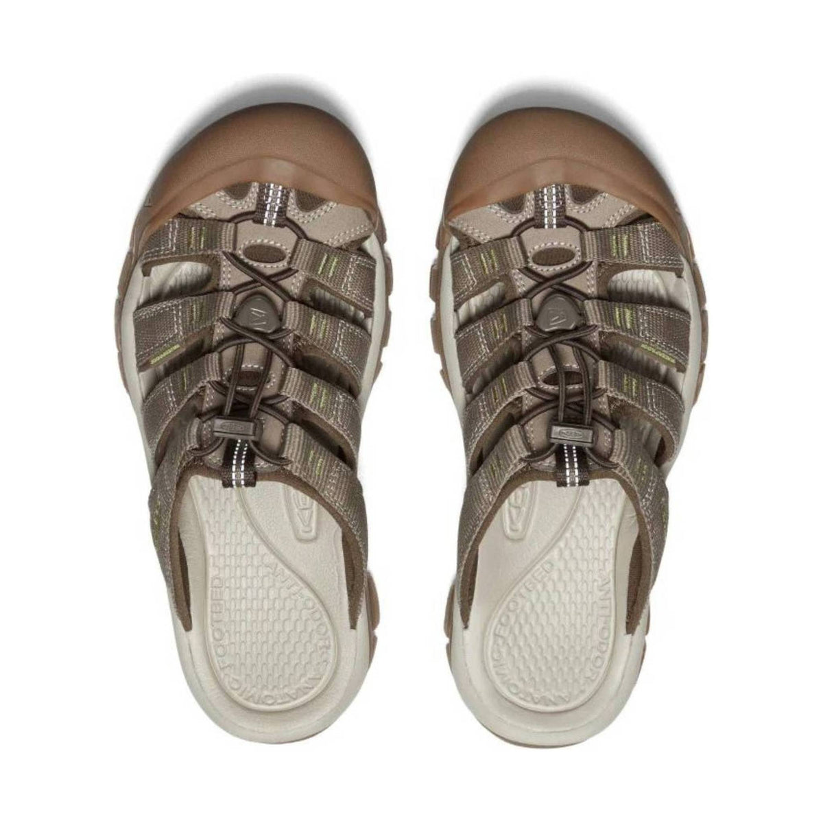 KEEN Women's Newport Slide - Timberwolf/Tarragon