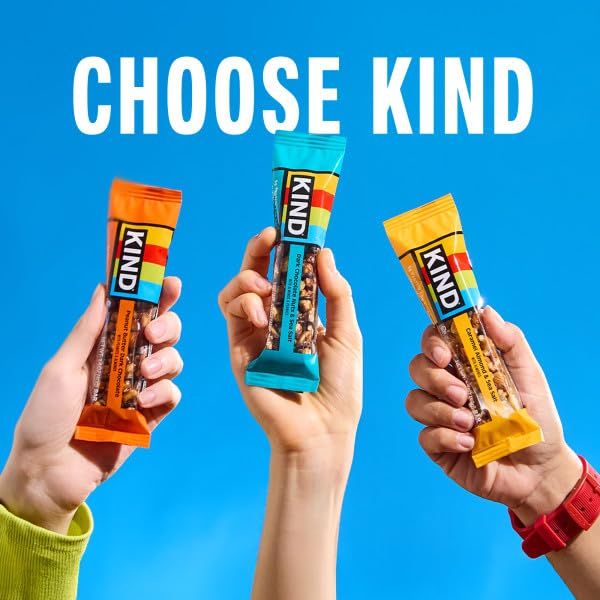 KIND Dark Chocolate Nuts & Sea Salt Bars - Gluten Free, Low Sugar, 36 Count