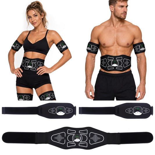 KSEI EMS Muscle Stimulator, Ab Stimulator Belt 3-Piece Set Wireless Toner