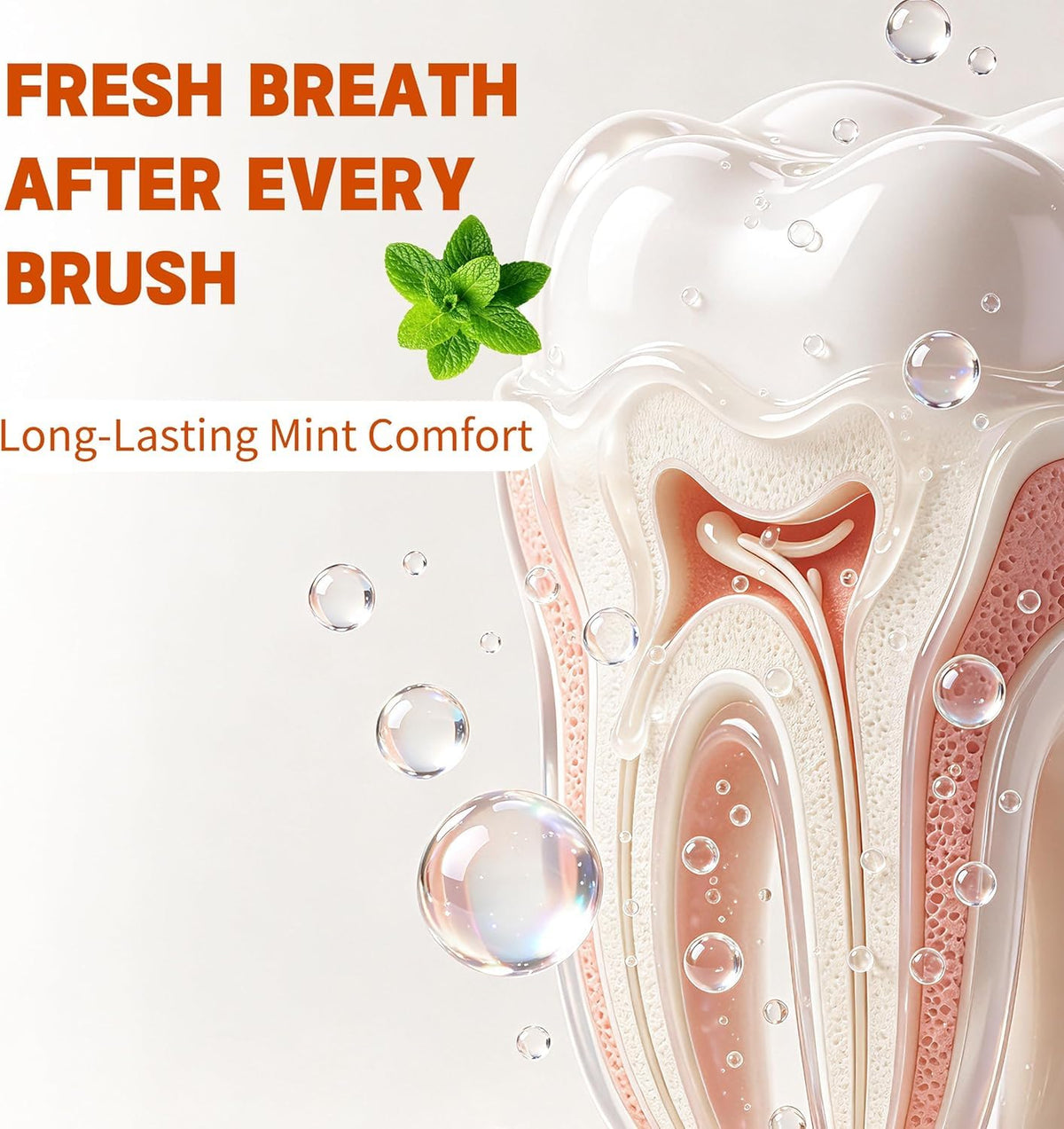 KUGIG Toothpaste for Sensitive Teeth, Gentle Enamel Care, Helps Support Gum Care & Plaque Control, Strengthens Enamel, Fresh Breath for Daily Use 3.5 Fl Oz (One Pack)