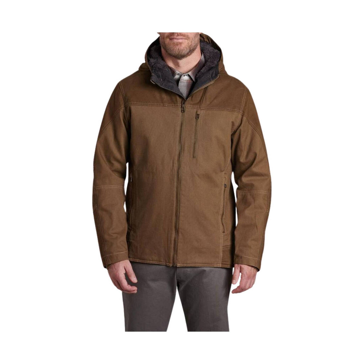 Kuhl Men's Law Fleece Lined Hoody - Dark Khaki - ONLINE STORE CREDIT/EXCHANGE ONLY