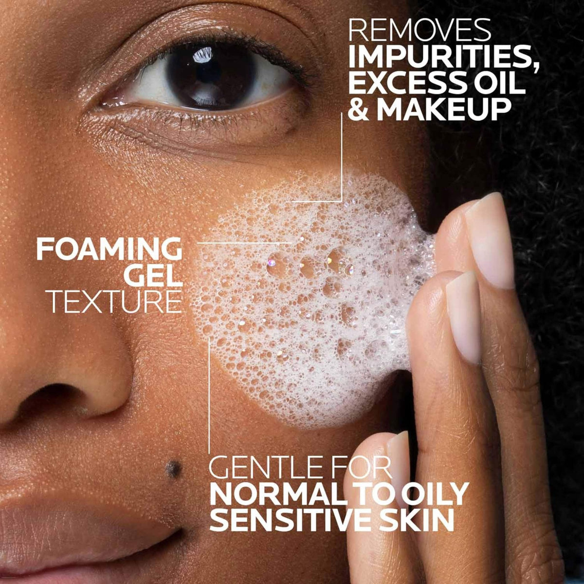 La Roche-Posay Toleriane Purifying Foaming Facial Cleanser, 13.52oz