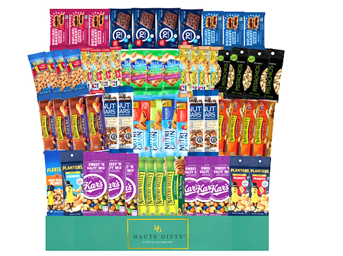 LA Signature Ultimate Healthy Care Package (60 Count) – Mixed Snacks & Bars Bulk Variety Pack